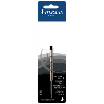 WATERMAN BALL PEN REFILL in Silver & Solid Black