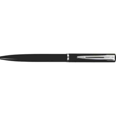 WATERMAN GRADUATE SILVER CHROME BALL PEN in Black