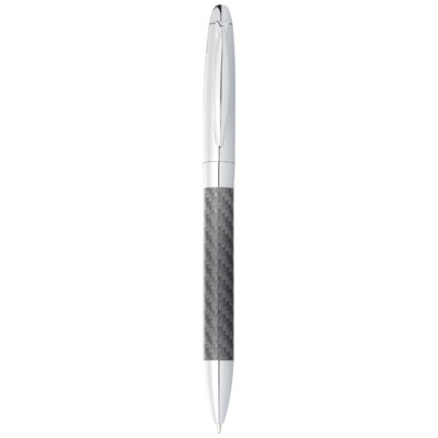 WINONA BALL PEN with Carbon Fibre Details in Silver & Grey