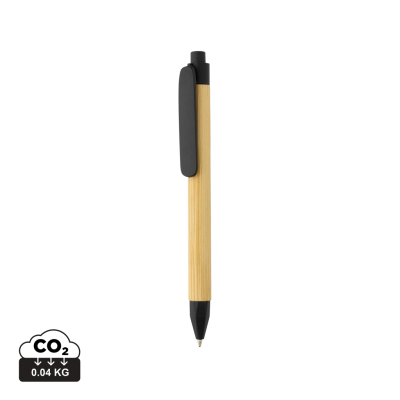 WRITE RESPONSIBLE RECYCLED PAPER BARREL PEN in Black