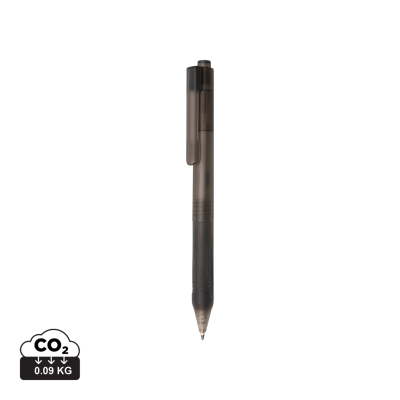 X9 FROSTED PEN with Silicon Grip in Black