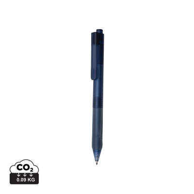 X9 FROSTED PEN with Silicon Grip in Navy