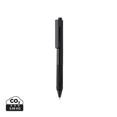 X9 SOLID PEN with Silicon Grip in Black