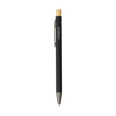 XAVA GRS RECYCLED ALUMINIUM METAL PEN in Black