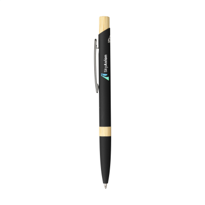 YURI GRS RECYCLED ALUMINIUM METAL PEN in Black