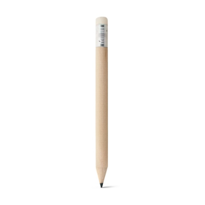 BARTER MINI PENCIL with Eraser in Light Natural