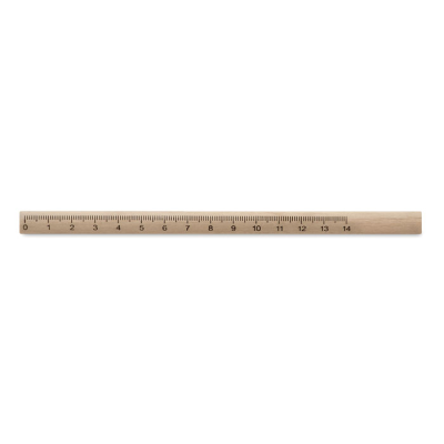 CARPENTERS PENCIL with Ruler in Brown