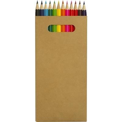 COLOURWORLD FULL PENCIL SET BROWN BOX 12 ™