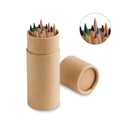 CYLINDER CHILDRENS COLOURING PENCIL SET