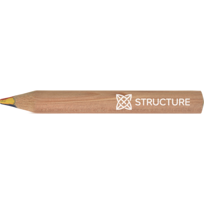 WOOD PENCIL with 4 Colour Leads 