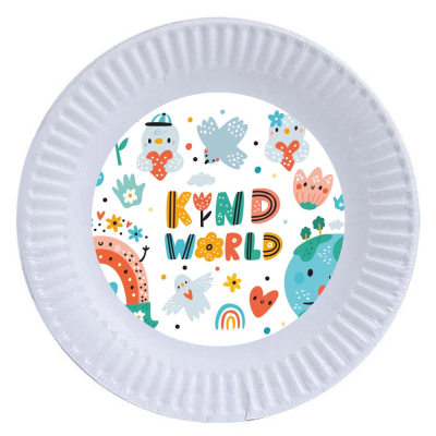 DISPOSABLE PAPER PLATE (23CM)