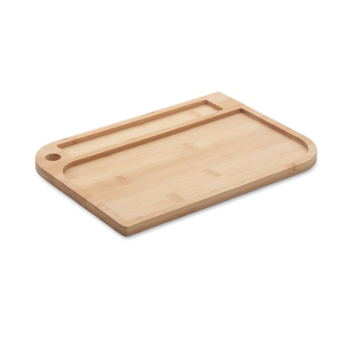 MEAL PLATE in Bamboo in Brown