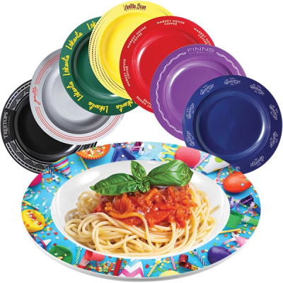 REUSABLE PLASTIC PLATE (23CM)