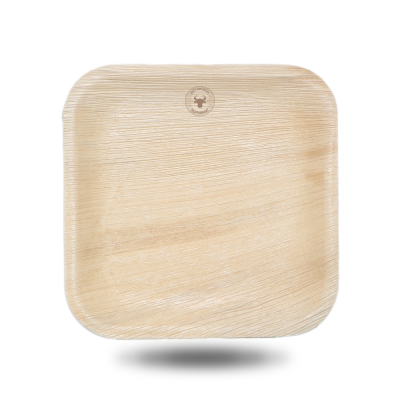 SQUARE PALM LEAF PLATE (20CM)