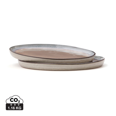 VINGA NOMIMONO PLATE 20 CM, 2 PCS SET in Beige