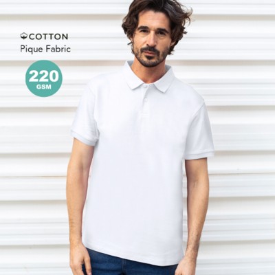 ADULT WHITE POLO SHIRT KOUPAN