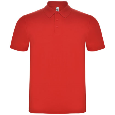 AUSTRAL SHORT SLEEVE UNISEX POLO in Red