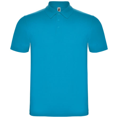 AUSTRAL SHORT SLEEVE UNISEX POLO in Turquois