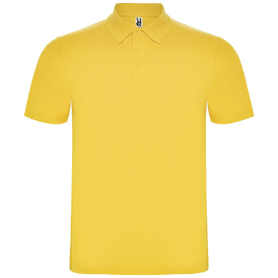 AUSTRAL SHORT SLEEVE UNISEX POLO in Yellow