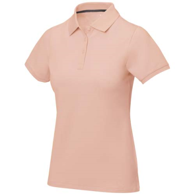 CALGARY SHORT SLEEVE LADIES POLO in Pale Blush Pink