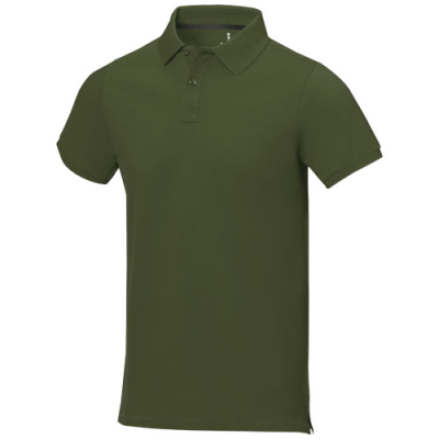 CALGARY SHORT SLEEVE MENS POLO in Army Green