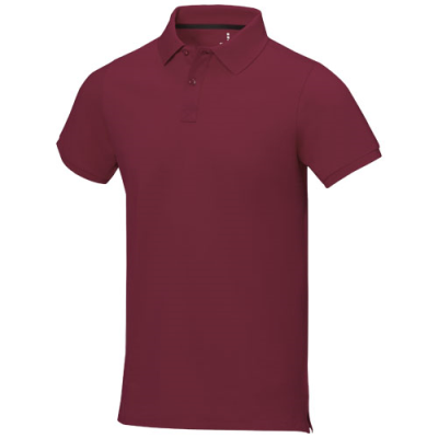 CALGARY SHORT SLEEVE MENS POLO in Burgundy