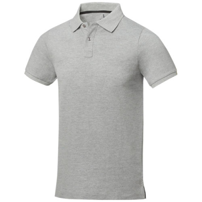 CALGARY SHORT SLEEVE MENS POLO in Grey Melange