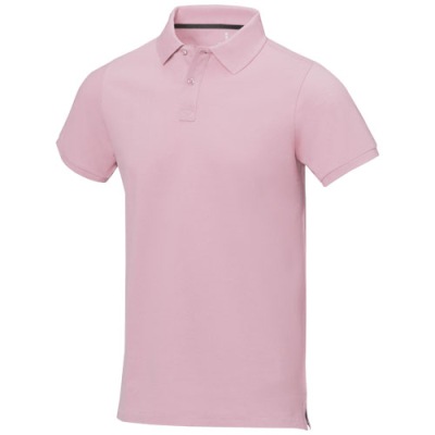 CALGARY SHORT SLEEVE MENS POLO in Light Pink