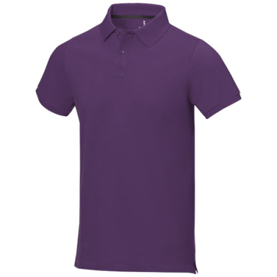 CALGARY SHORT SLEEVE MENS POLO in Plum