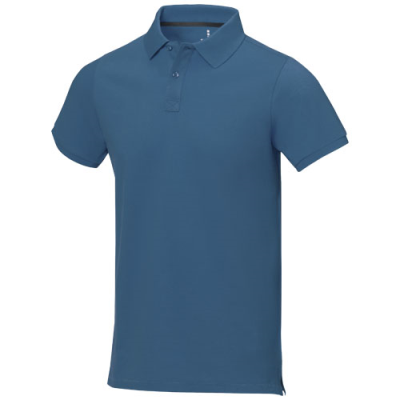 CALGARY SHORT SLEEVE MENS POLO in Tech Blue