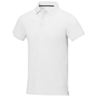 CALGARY SHORT SLEEVE MENS POLO in White