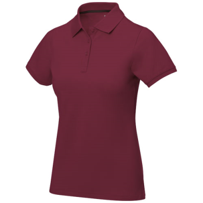 CALGARY SHORT SLEEVE WOMENS POLO in Burgundy