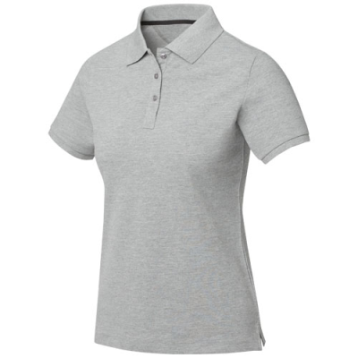 CALGARY SHORT SLEEVE WOMENS POLO in Grey Melange