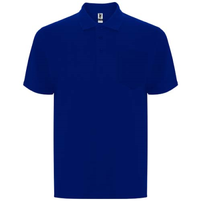 CENTAURO PREMIUM SHORT SLEEVE UNISEX POLO in Blue