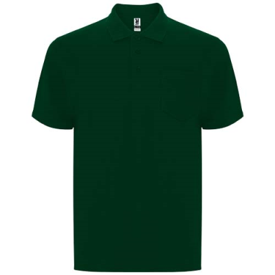 CENTAURO PREMIUM SHORT SLEEVE UNISEX POLO in Dark Green