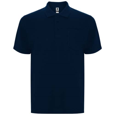 CENTAURO PREMIUM SHORT SLEEVE UNISEX POLO in Navy Blue