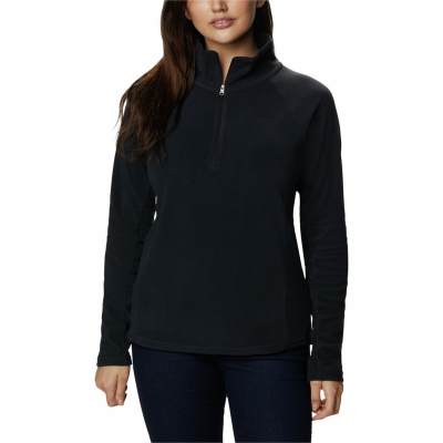 COLUMBIA GLACIAL HALF ZIP FLEECE (WOMENS) in Black