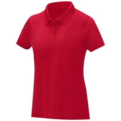 DEIMOS SHORT SLEEVE LADIES COOL FIT POLO in Red