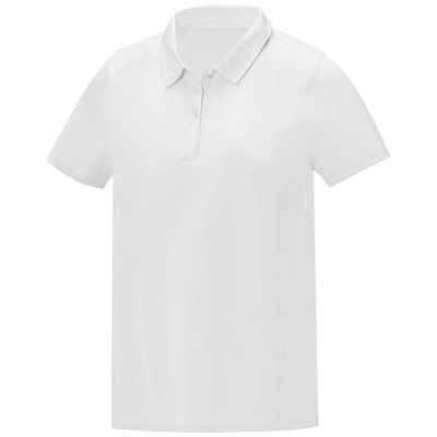 DEIMOS SHORT SLEEVE LADIES COOL FIT POLO in White