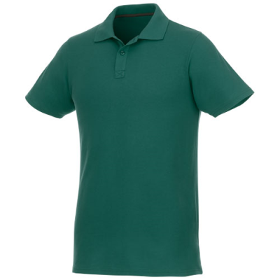 HELIOS SHORT SLEEVE MENS POLO in Forest Green