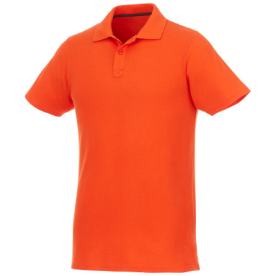 HELIOS SHORT SLEEVE MENS POLO in Orange