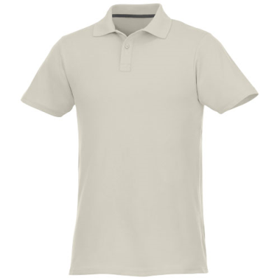 HELIOS SHORT SLEEVE MENS POLO in Pale Grey