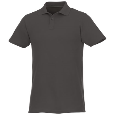 HELIOS SHORT SLEEVE MENS POLO in Storm Grey