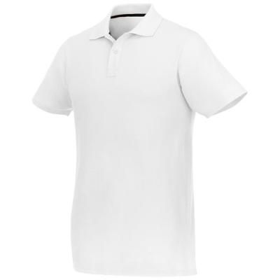 HELIOS SHORT SLEEVE MENS POLO in White