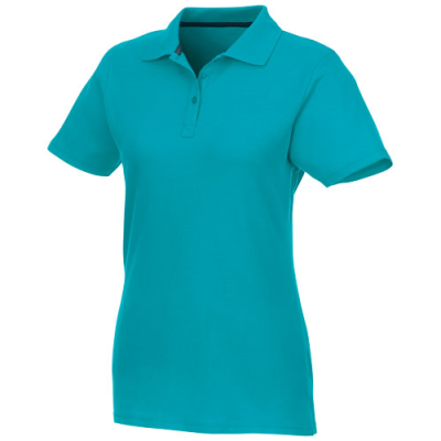 HELIOS SHORT SLEEVE WOMENS POLO in Aqua