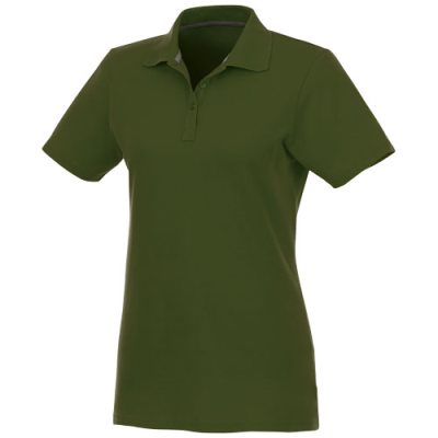 HELIOS SHORT SLEEVE WOMENS POLO in Army Green