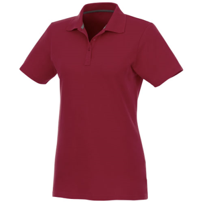 HELIOS SHORT SLEEVE WOMENS POLO in Burgundy