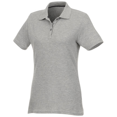 HELIOS SHORT SLEEVE WOMENS POLO in Heather Grey