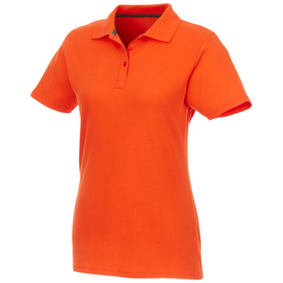 HELIOS SHORT SLEEVE WOMENS POLO in Orange