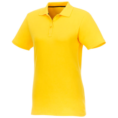 HELIOS SHORT SLEEVE WOMENS POLO in Yellow